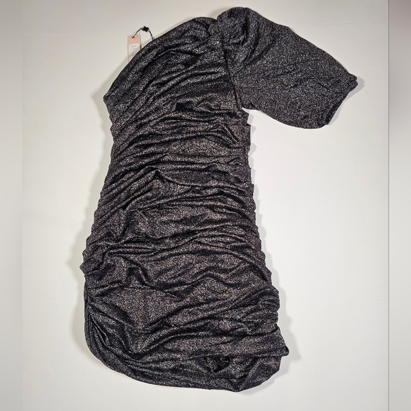 BCBGeneration Women's Metallic Ruched Bodycon Dress Size 8 (M) NWT - Picture 5 of 15